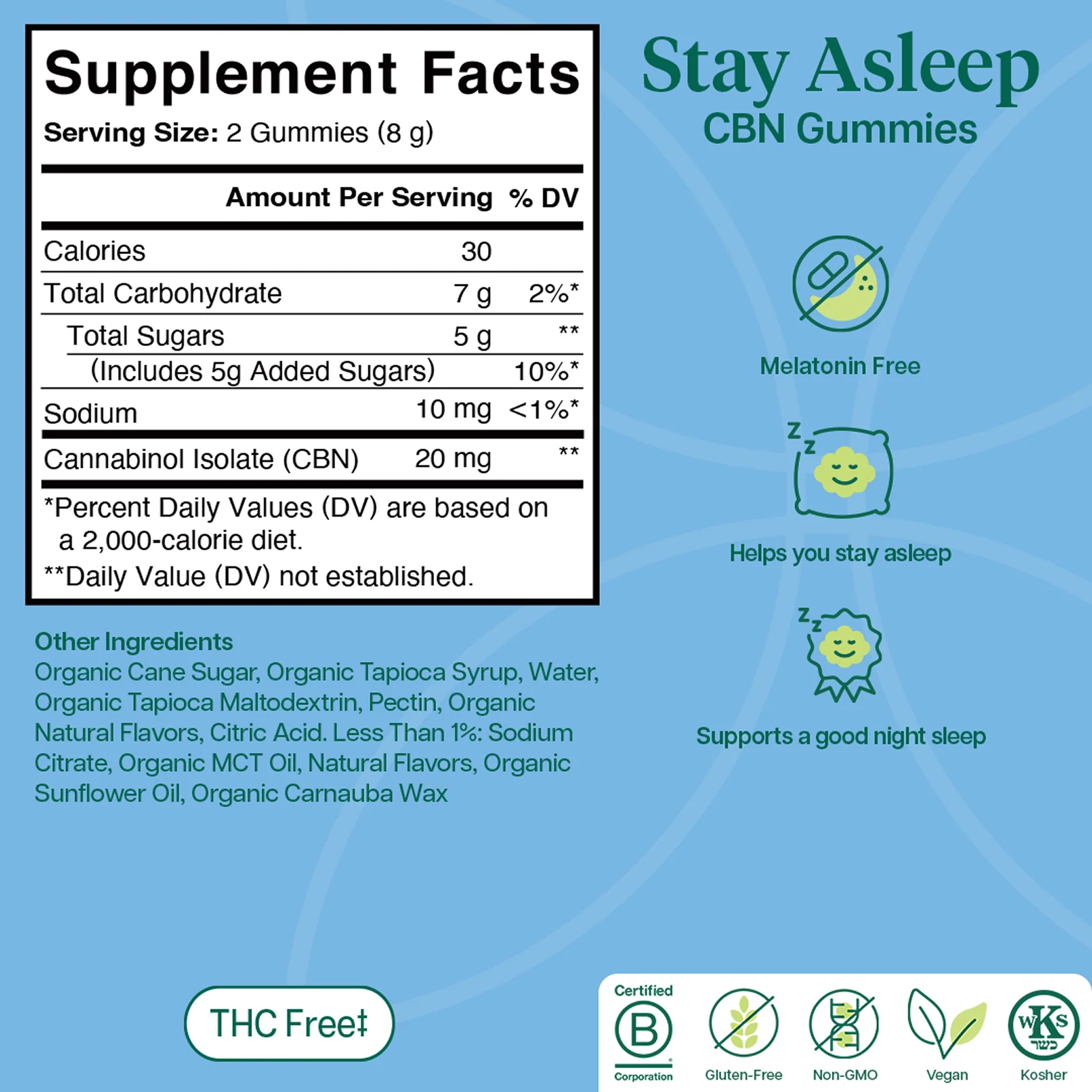 Stay Asleep CBN Gummies - Image 8